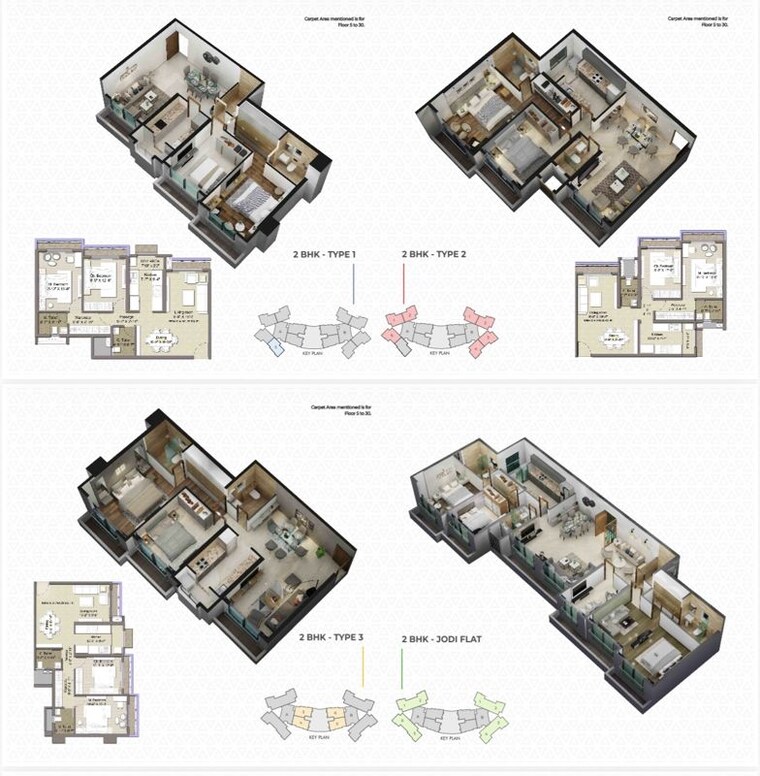Master Plan, sonam-indradhanush 2 Bedroom 764 Sq.Ft. Apartment In Kashigaon Thane 10650487