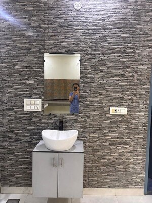 Bathroom in 1.5 BHK Builder Floor at RWA Apartments Sector 50, Sector 50 – for Rent