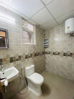 Bathroom in 3 BHK Builder Floor at NKV Golden Avenue, Sohna Sector 35 – for Sale