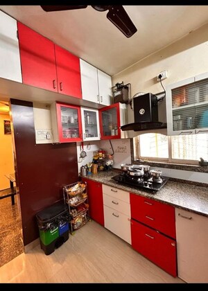 Kitchen in 2 BHK Apartment at Siddhi Highland Park, Kolshet Road – for Sale