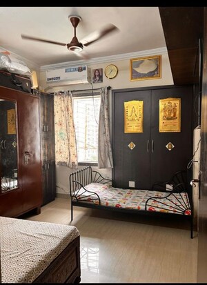 Living Room in 2 BHK Apartment at Siddhi Highland Park, Kolshet Road – for Sale