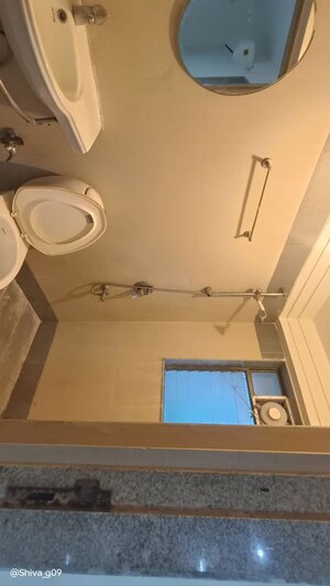 Bathroom in 2 BHK Apartment at Lokhandwala Harmony, Worli – for Rent