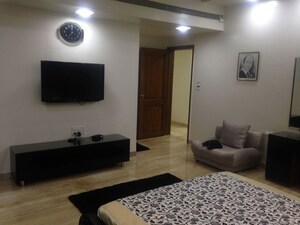 Living Room in 2 BHK Apartment at Futuristic Millefiori, Wakad – for Rent