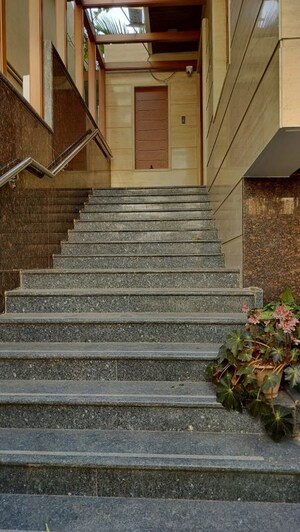 Staircase in 4 BHK Independent House at Sadashiva Nagar – for Rent
