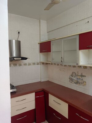 Kitchen in 3 BHK Apartment at Raichandani Megha Terrace CHS, Aundh – for Rent