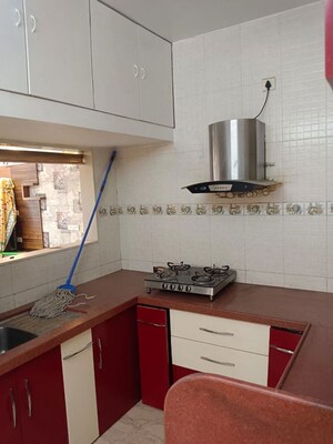 Kitchen in 3 BHK Apartment at Raichandani Megha Terrace CHS, Aundh – for Rent
