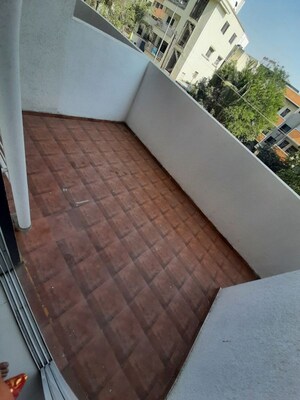 Balcony in 1 BHK Apartment at Ajmera Exotica, Wagholi – for Rent