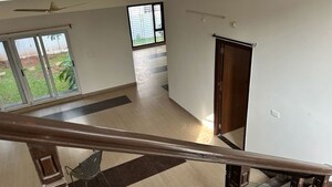 Staircase in 3.5 BHK Villa at Reliance Green Village, Shankarpalli – for Rent
