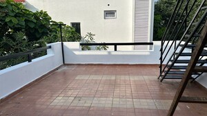 Balcony in 3.5 BHK Villa at Reliance Green Village, Shankarpalli – for Rent