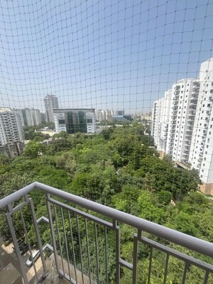 Balcony in 2 BHK Apartment at Unitech Uniworld Gardens, Sector 47 – for Rent