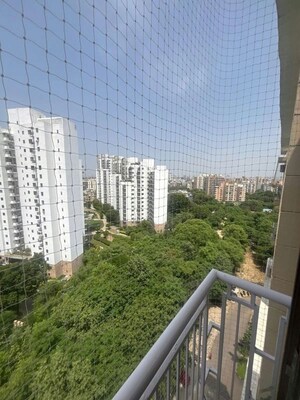 Balcony in 2 BHK Apartment at Unitech Uniworld Gardens, Sector 47 – for Rent