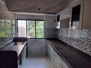 Kitchen in 3.5 BHK Apartment at  Army Welfare CHS, Nerul – for Rent