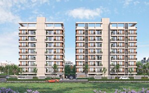 2 BHK Apartment – Exterior View View at Vesu - for Sale