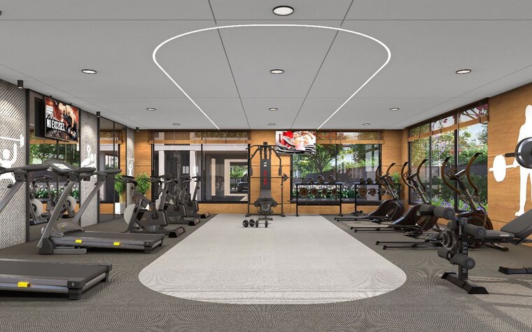 Gym, vesu 2 Bedroom 1390 Sq.Ft. Apartment In Vesu Surat 10650726