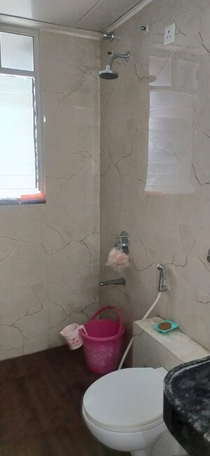 Bathroom in 2 BHK Apartment at GK Atlanta Phase I, Wakad – for Rent