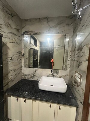 Bathroom in 2 BHK Builder Floor at Lajpat Nagar – for Rent
