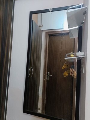 Building Lobby in 3 BHK Apartment at AWHO 8B, Vrindavan Yojna – for Rent