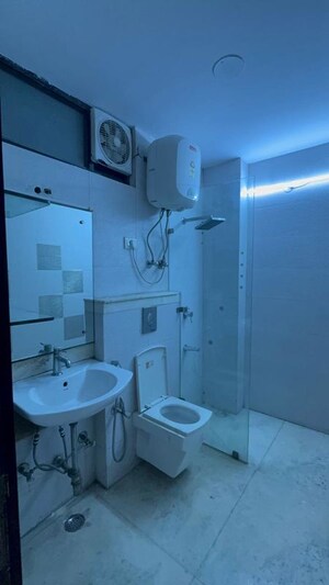 Bathroom in 4 BHK Builder Floor at Nehru Enclave – for Rent