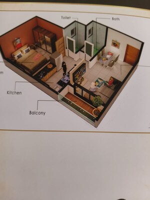 Furnished Amenities in 1 BHK Apartment at Kaveri Janki Dham, Waldhuni – for Sale