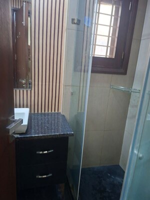 Bathroom in 3 BHK Builder Floor at Green Park – for Rent