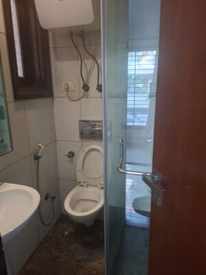 Bathroom in 3 BHK Builder Floor at Green Park – for Rent