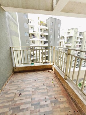 Balcony in 2 BHK Apartment at Majestique 38 Park Majestique, Undri – for Rent
