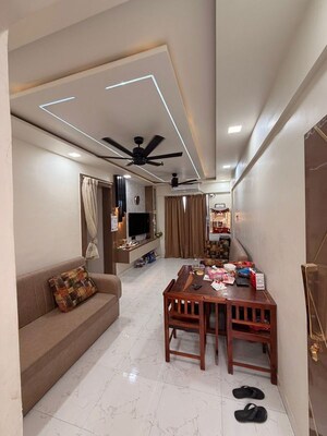 Living Room in 2 BHK Apartment at Parmar Square, Kharadi – for Rent