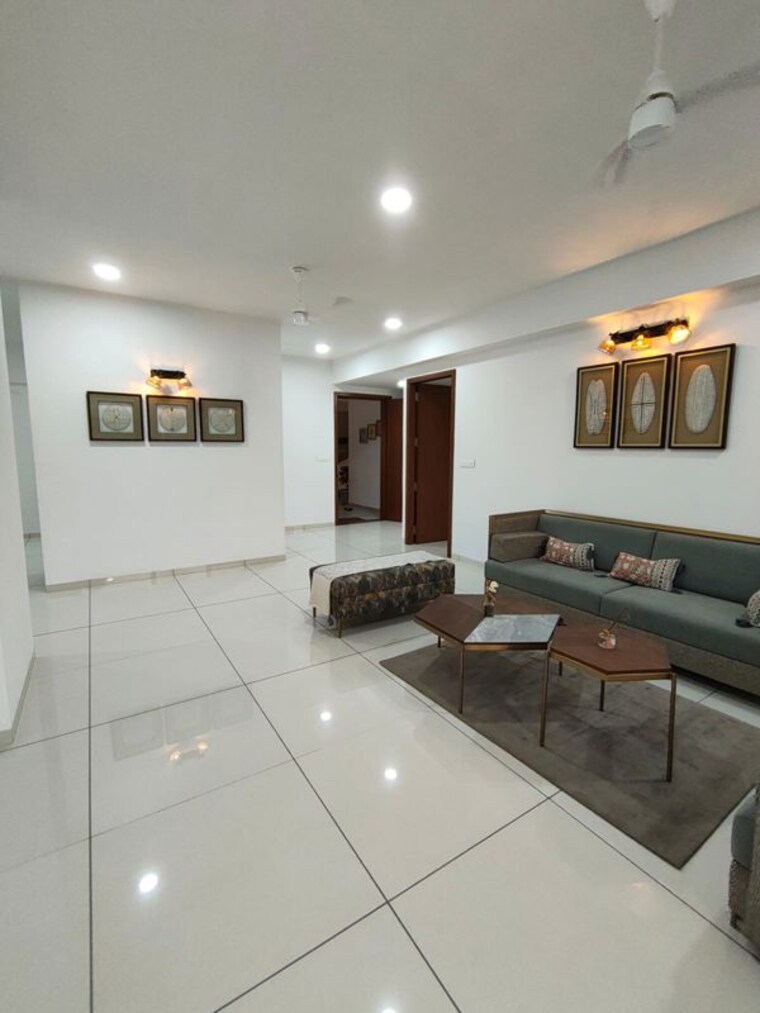 Living Room, forever-atmosphere 4 Bedroom 2536 Sq.Ft. Apartment In Gotri Vadodara 10651039