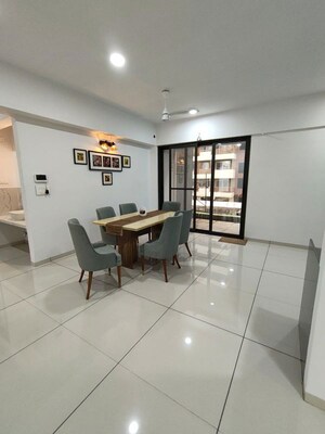 Dining area in 4 BHK Apartment at Forever Atmosphere, Gotri – for Sale
