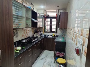 Kitchen in 3 BHK Builder Floor at Rajouri Garden – for Rent