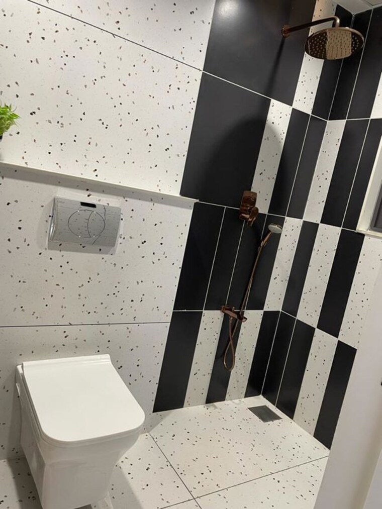 Attached Bathroom, aatmiya-selenite 3 Bedroom 978 Sq.Ft. Apartment In Gotri Vadodara 10651142