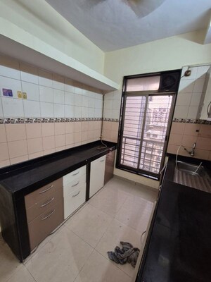 Kitchen in 2 BHK Apartment at Krishna Heights Ghansoli, Ghansoli – for Rent