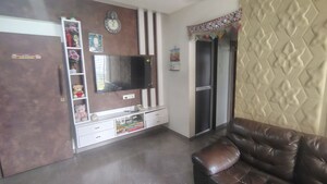 Living Room in 2 BHK Apartment at Krishna Heights Ghansoli, Ghansoli – for Rent