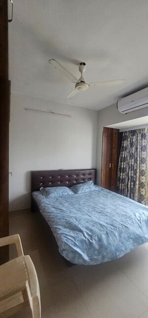 Master Bedroom in 1 BHK Apartment at Krishna Heights Ghansoli, Ghansoli – for Rent