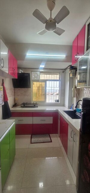 Kitchen in 1 BHK Apartment at Krishna Heights Ghansoli, Ghansoli – for Rent
