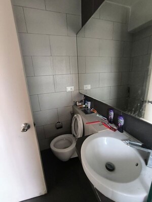 Bathroom in 3 BHK Apartment at Ekta Tripolis, Goregaon West – for Rent