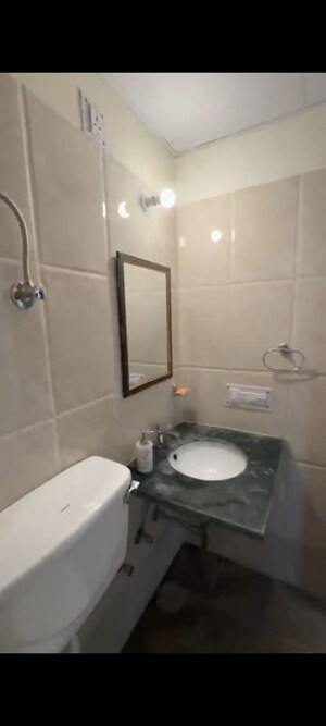 Bathroom in 2 BHK Apartment at Ansal Crown Heights, Sector 80 – for Rent