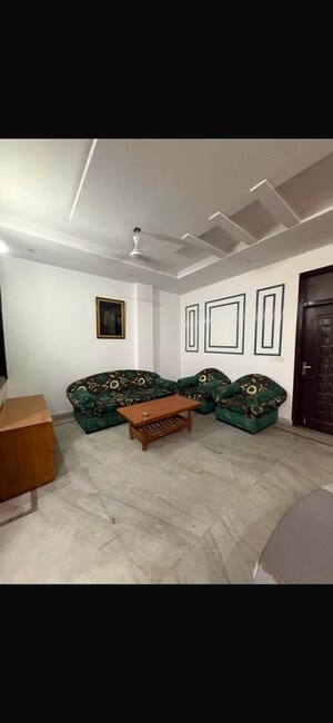 Living Room in 3 BHK Builder Floor at Ramesh Nagar – for Rent