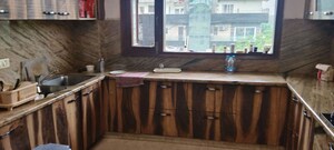 Kitchen in 4 BHK Builder Floor at Green Park Extension – for Rent
