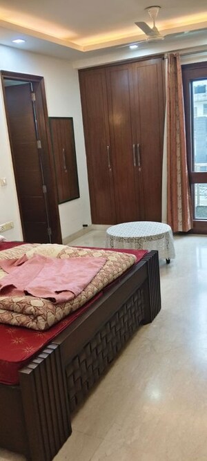 Bedroom in 4 BHK Builder Floor at Green Park Extension – for Rent