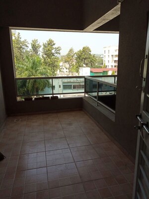 Balcony in 3 BHK Apartment at Dahanukar Colony – for Rent