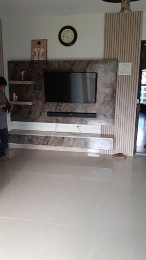 Living Room in 2 BHK Apartment at Cosmos Solitaire, Virar West – for Rent