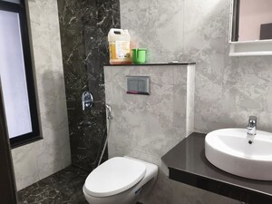 Bathroom in 2 BHK Apartment at Duville Riverdale Grove, Kharadi – for Rent
