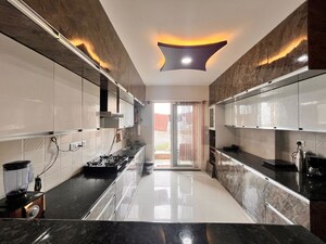 Kitchen in 3 BHK Apartment at DS Max Skycity, Thanisandra – for Rent