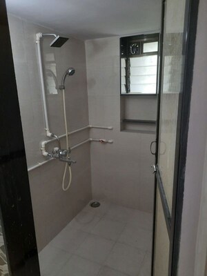 Bathroom in 1 BHK Apartment at Sun Glory, Powai – for Rent