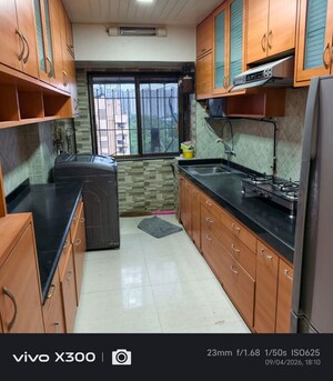 Kitchen in 3 BHK Apartment at Galaxy Heights, Goregaon West – for Rent