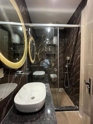 Washroom in 1 BHK Builder Floor at Saket – for Rent