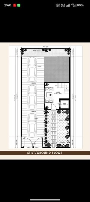 Floor Plan in 4 BHK Villa at Malsi – for Sale