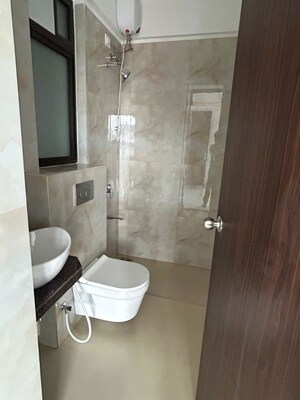 Bathroom in 2 BHK Apartment at Raymond Realty Phase II, Pokhran Road No Two – for Rent
