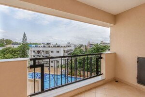 Balcony in 3 BHK Apartment at Sobha Rose, Varthur – for Rent